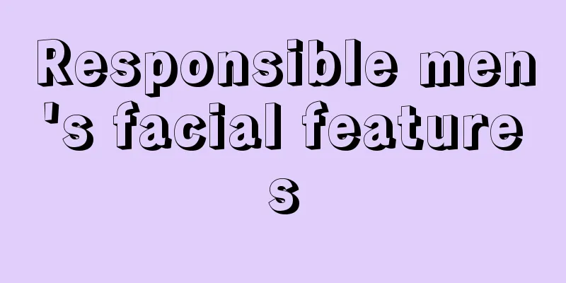 Responsible men's facial features
