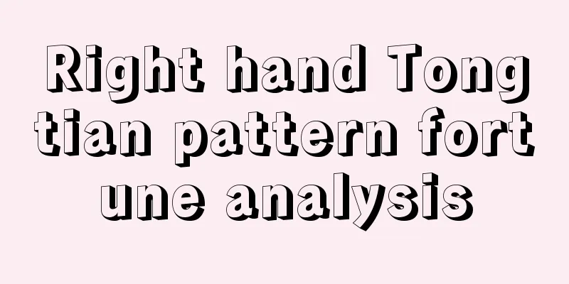 Right hand Tongtian pattern fortune analysis