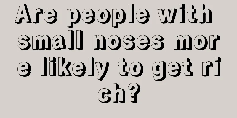 Are people with small noses more likely to get rich?
