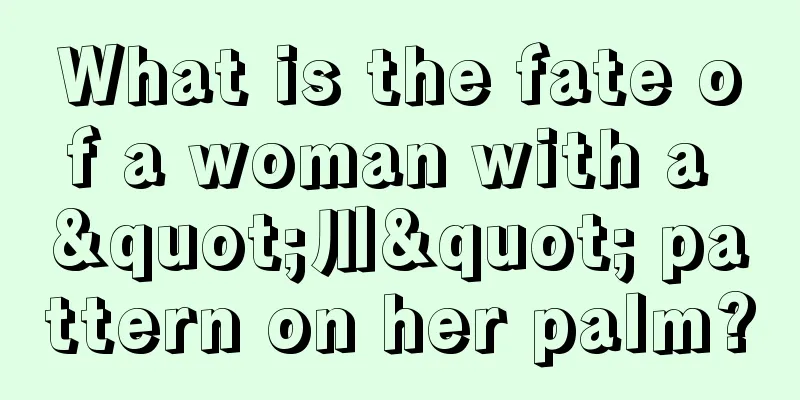 What is the fate of a woman with a "川" pattern on her palm?