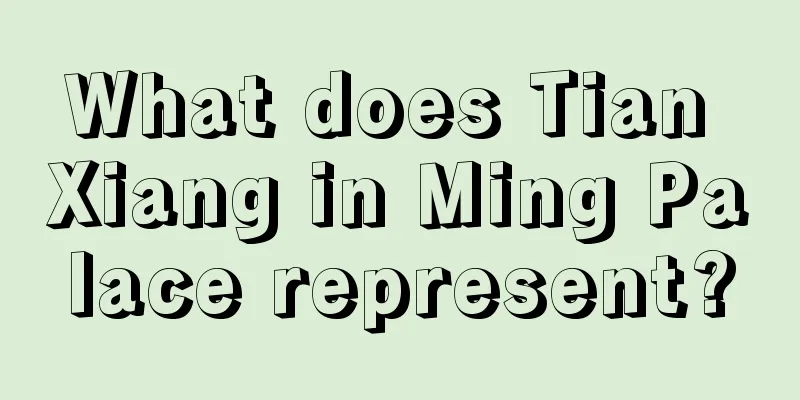What does Tian Xiang in Ming Palace represent?