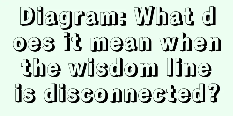 Diagram: What does it mean when the wisdom line is disconnected?