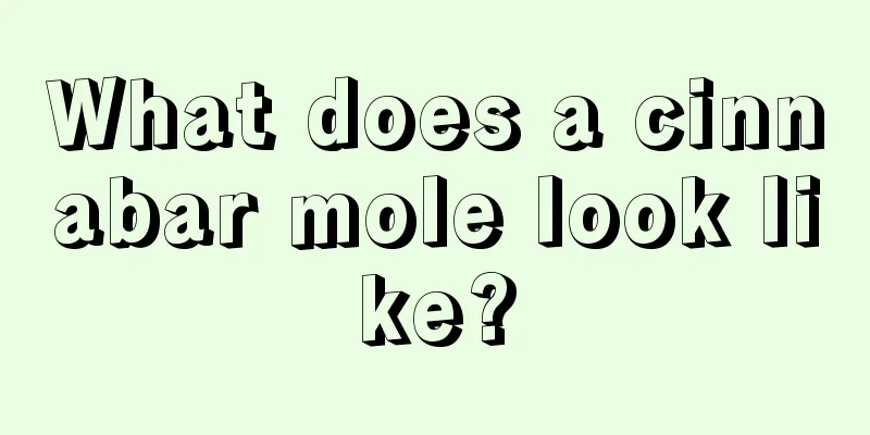 What does a cinnabar mole look like?