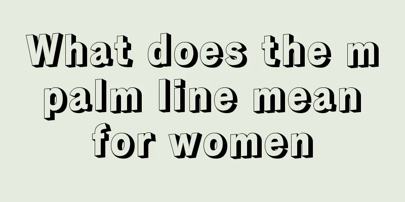 What does the m palm line mean for women