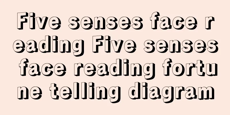 Five senses face reading Five senses face reading fortune telling diagram