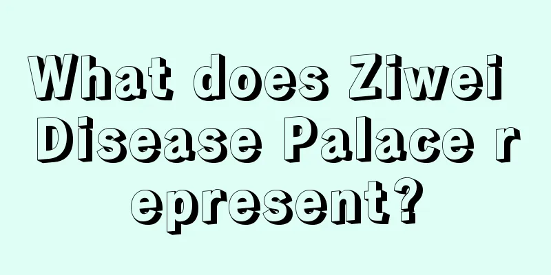 What does Ziwei Disease Palace represent?