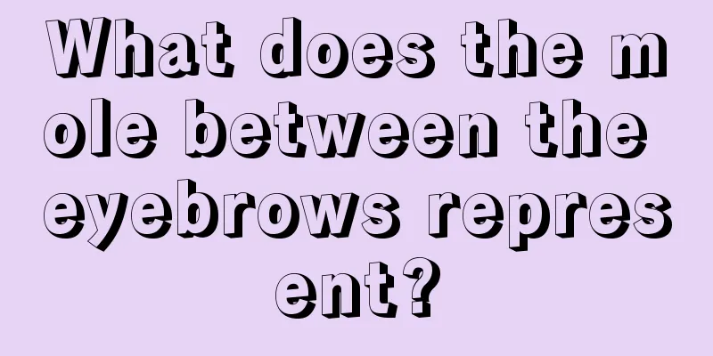 What does the mole between the eyebrows represent?