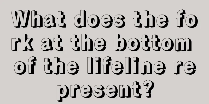 What does the fork at the bottom of the lifeline represent?