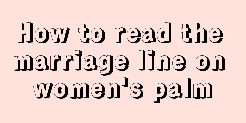 How to read the marriage line on women's palm