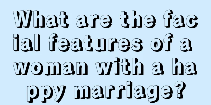 What are the facial features of a woman with a happy marriage?