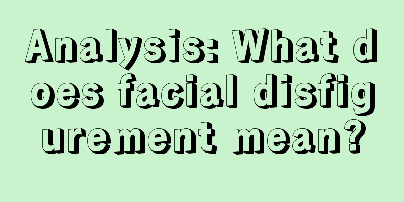 Analysis: What does facial disfigurement mean?