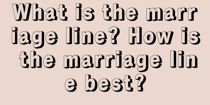 What is the marriage line? How is the marriage line best?