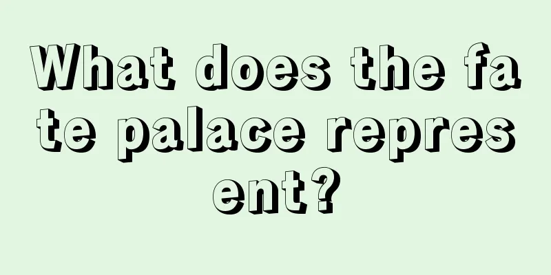 What does the fate palace represent?