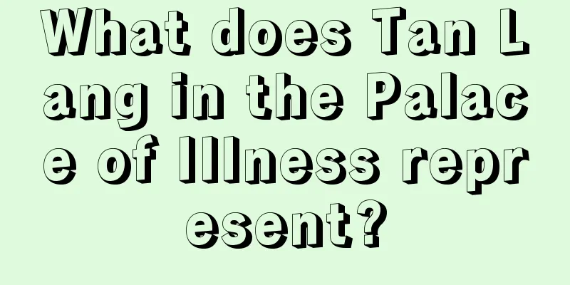 What does Tan Lang in the Palace of Illness represent?