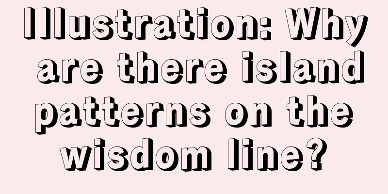 Illustration: Why are there island patterns on the wisdom line?