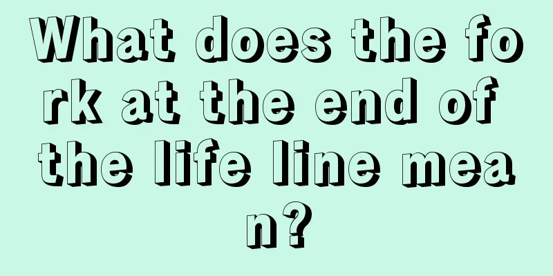 What does the fork at the end of the life line mean?