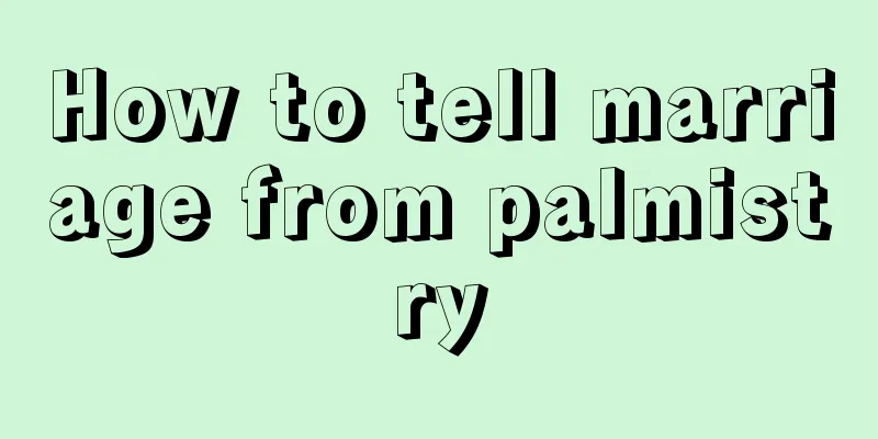 How to tell marriage from palmistry
