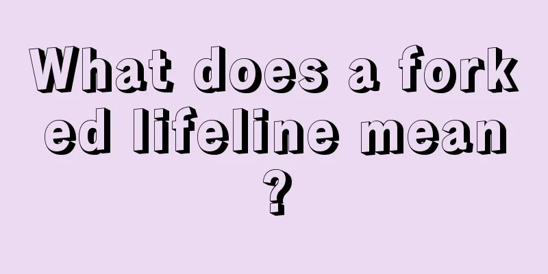 What does a forked lifeline mean?
