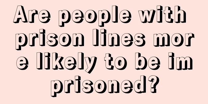 Are people with prison lines more likely to be imprisoned?