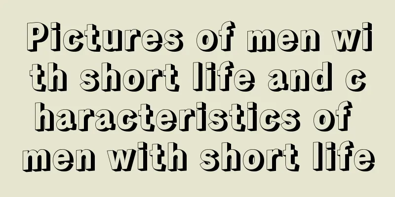 Pictures of men with short life and characteristics of men with short life