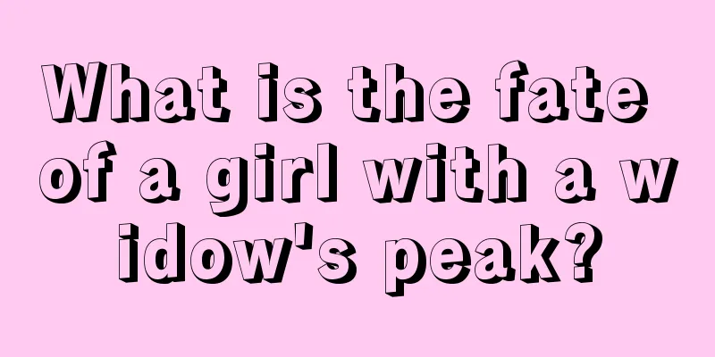 What is the fate of a girl with a widow's peak?