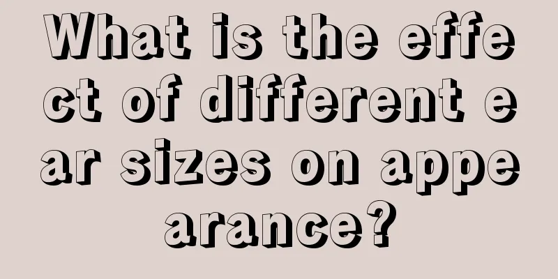 What is the effect of different ear sizes on appearance?