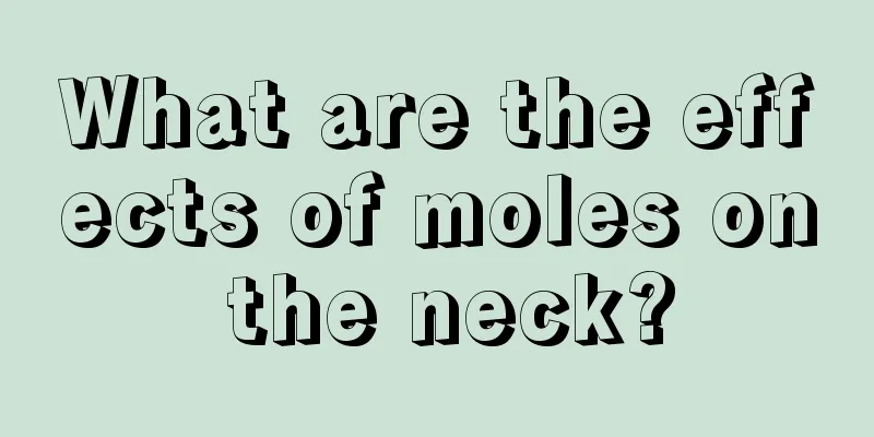 What are the effects of moles on the neck?