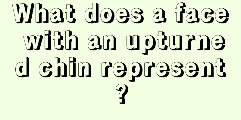 What does a face with an upturned chin represent?