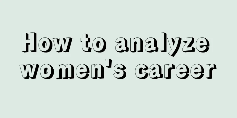 How to analyze women's career