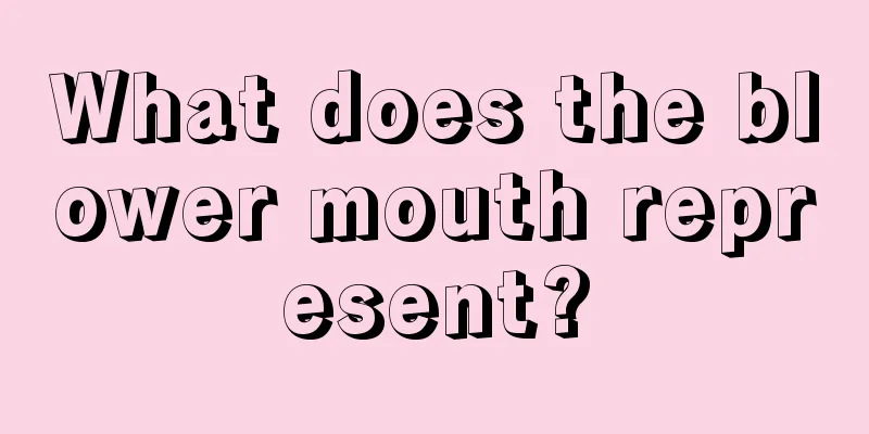 What does the blower mouth represent?