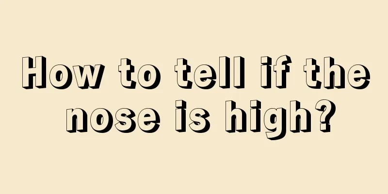 How to tell if the nose is high?
