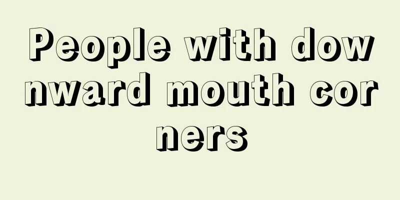 People with downward mouth corners
