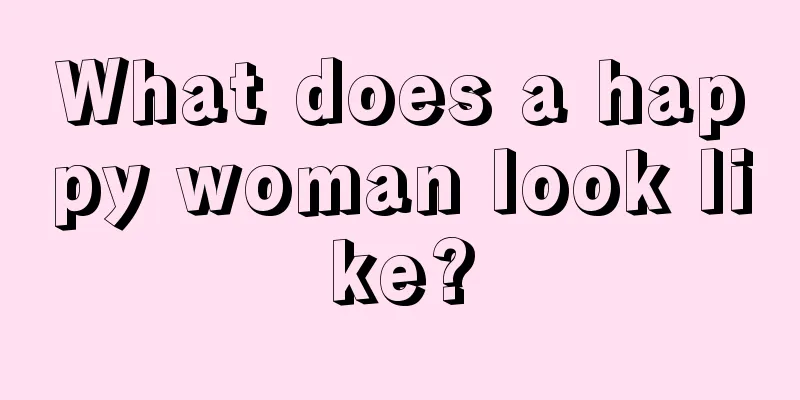What does a happy woman look like?