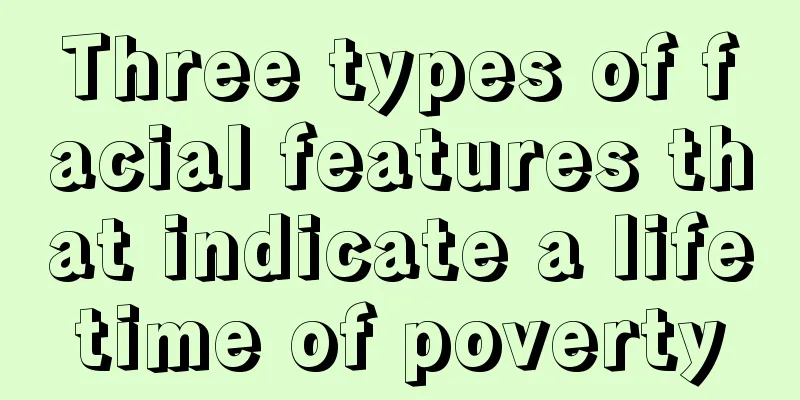 Three types of facial features that indicate a lifetime of poverty