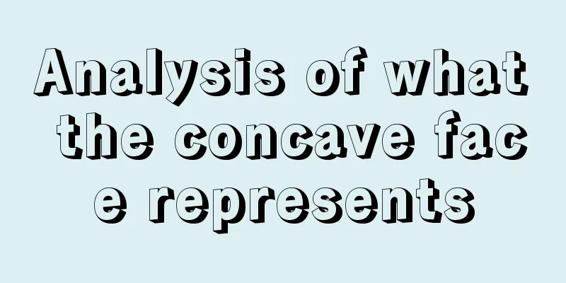 Analysis of what the concave face represents