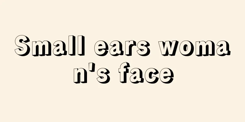 Small ears woman's face