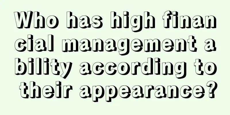 Who has high financial management ability according to their appearance?