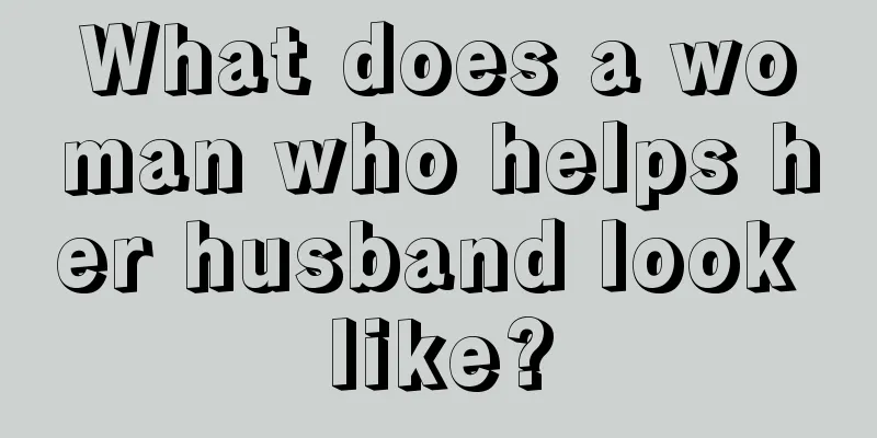 What does a woman who helps her husband look like?