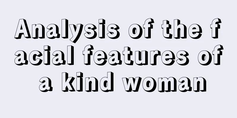 Analysis of the facial features of a kind woman