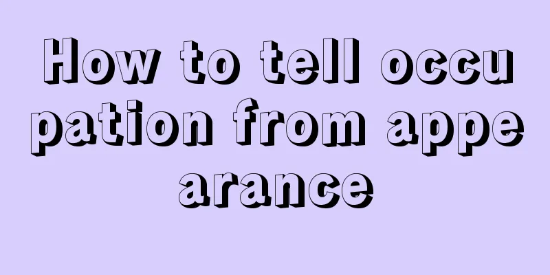 How to tell occupation from appearance