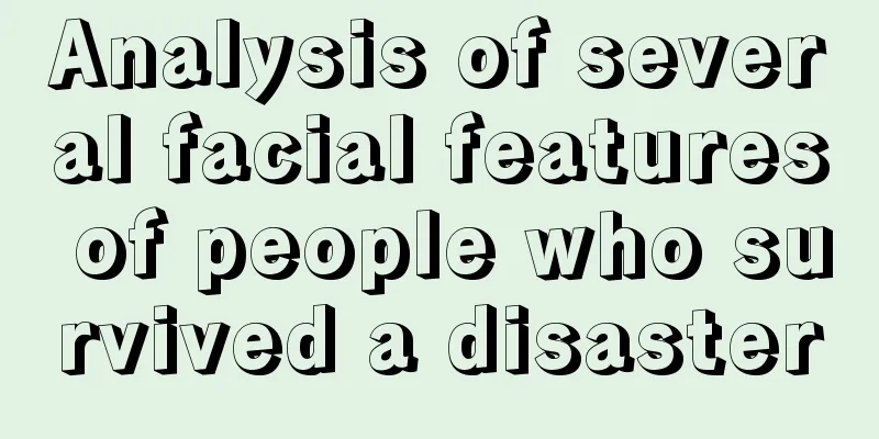 Analysis of several facial features of people who survived a disaster