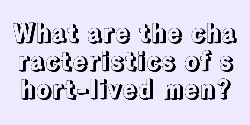 What are the characteristics of short-lived men?