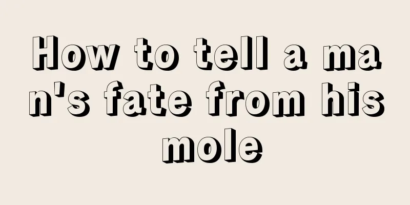How to tell a man's fate from his mole