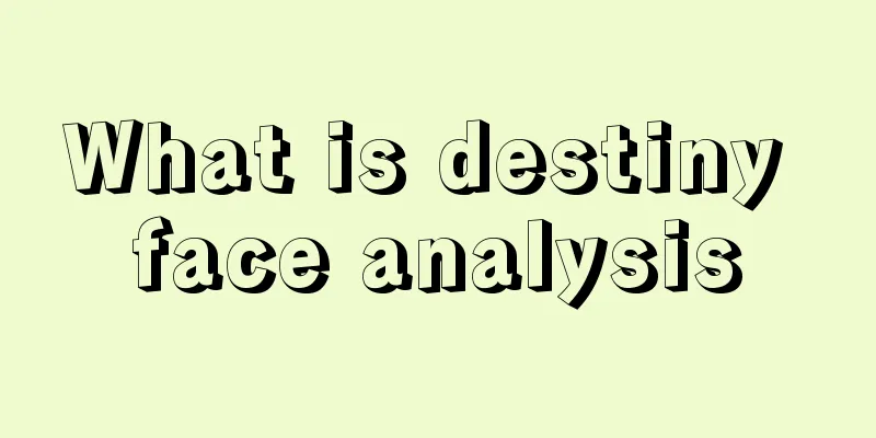What is destiny face analysis