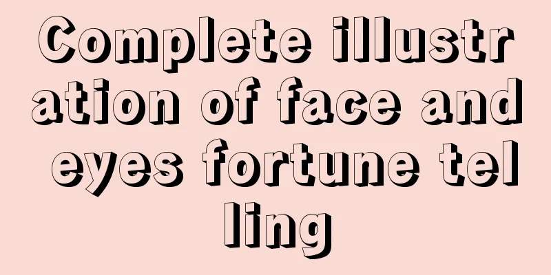 Complete illustration of face and eyes fortune telling