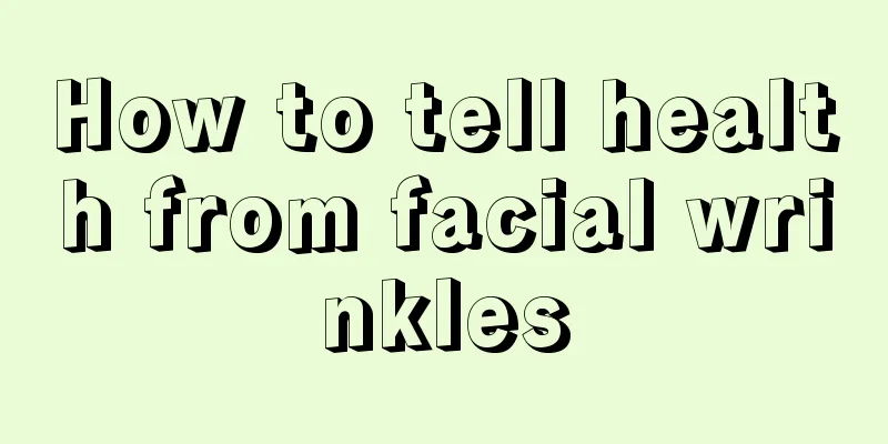 How to tell health from facial wrinkles