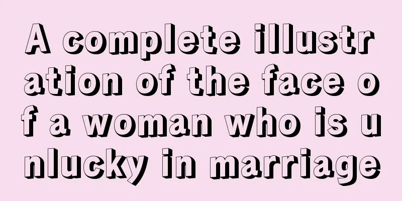 A complete illustration of the face of a woman who is unlucky in marriage