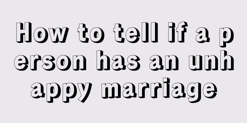 How to tell if a person has an unhappy marriage