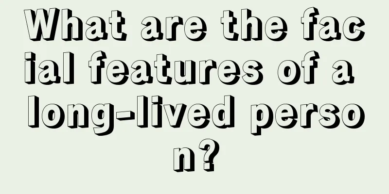 What are the facial features of a long-lived person?