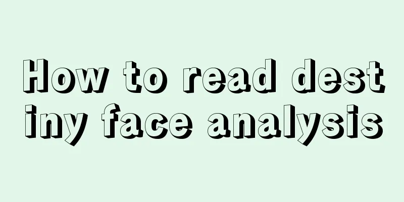 How to read destiny face analysis